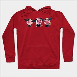 Cow Print Hoodies - THe NoSeY CoWS Hoodie TP0212