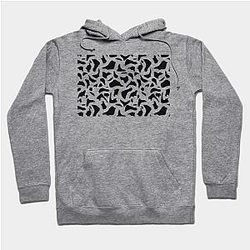 Cow Print Hoodies - Cow print Hoodie TP0212