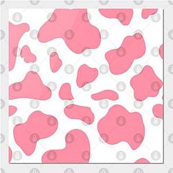 Cow Print Posters - Strawberry cow Poster TP0212