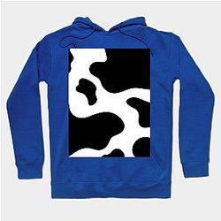Cow Print Hoodies - Cow Print Pattern Skin Moo Moo Cool Animal Lover Gifts Hoodie TP0212