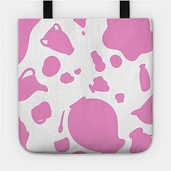 Cow Print Bags - Pot Print Pink Tote TP0212