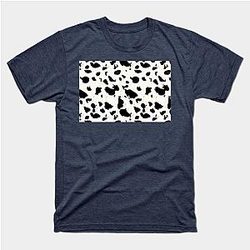 Cow Print T-Shirts - Cow texture pattern.Animal print T-Shirt TP0212
