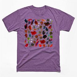 Cow Print T-Shirts - Colored cow texture T-Shirt TP0212