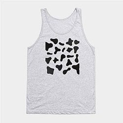 Cow Print Tank Tops - Cow Print pattern design Tank Top TP0212