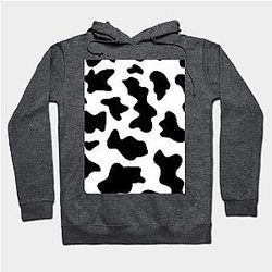 Cow Print Hoodies - Cow Print Hoodie TP0212