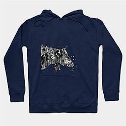 Cow Print Hoodies - Highland cow Hoodie TP0212