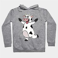 Cow Print Hoodies - Time to milk some cows! Hoodie TP0212