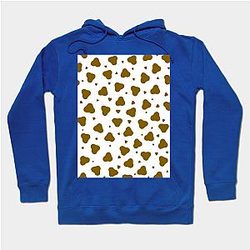 Cow Print Hoodies - Brown Cow Spots Hoodie TP0212