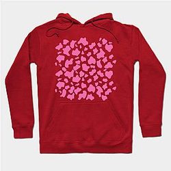 Cow Print Hoodies - 💗 🐄Cute Strawberry Cow print Hoodie TP0212