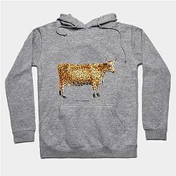 Cow Print Hoodies - Jungle cow Hoodie TP0212