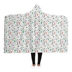 Cow Print Blanket - Cute Cow Hooded Blanket Official Merch CL1211