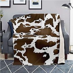 Cow Print Blanket - Brown Cowprint Blanket Official Merch CL1211