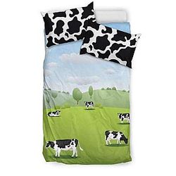 Uncategorized - Meadow Cow Bedset Official Merch CL1211
