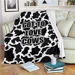 Cow Print Blanket - Premium Cow Blanket Official Merch CL1211