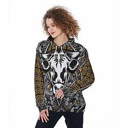 Cow Print Hoodies - Bold 3D Printed Cow Head Hoodie Official Merch CL1211