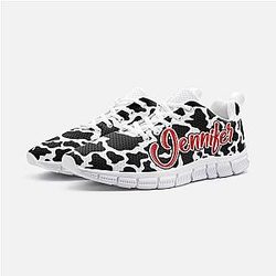 Uncategorized - Personalized Cow Print Athletic Sneakers Official Merch CL1211