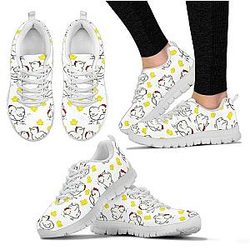 Cow Print Shoes - Chicken Lady Women's Sneakers Official Merch CL1211