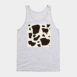 Cow Print Tank Tops - One of the Herd Cow Print Tank Top TP0212