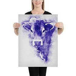 Cow Print Posters - Personalized Printed Poster - Pen Ink Official Merch CL1211
