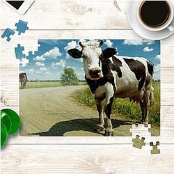 Uncategorized - Cow Jigsaw Puzzle Official Merch CL1211