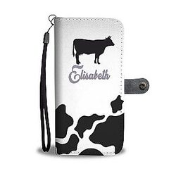Cow Print Wallets - Personalized Cow Print Phone Case Wallet Official Merch CL1211