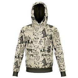 Cow Print Hoodies - Lots Of Cows Hoodie Official Merch CL1211
