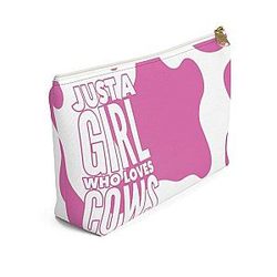 Uncategorized - Pink Cow Lover Accessory Pouch Official Merch CL1211