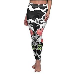 Cow Print Leggings - Moo Moo Leggings Official Merch CL1211