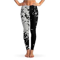 Cow Print Leggings - Pixelated Cow Print Leggings Official Merch CL1211