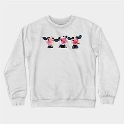 Cow Print Sweatshirts - Cow PRiNT Sweatshirt TP0212