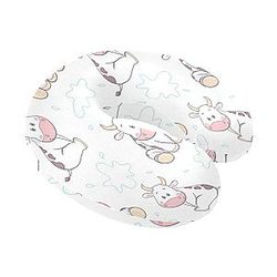 Cow Print Pillows - Cute Dairy Cow Memory Foam Neck Pillow Official Merch CL1211