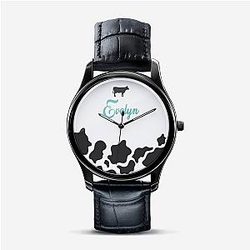 Uncategorized - Personalized Cow Quartz Watch Official Merch CL1211