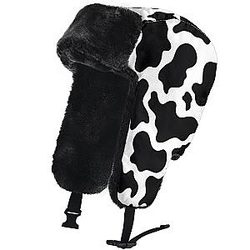 Cow Print Hats &amp; Caps - Custom Cow Print Trapper Hat Official Merch CL1211
