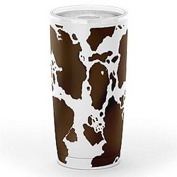 Uncategorized - Brown Cow Print Tumbler Official Merch CL1211