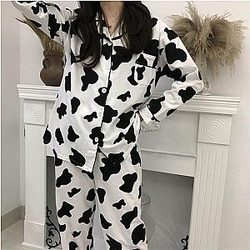 Uncategorized - Cow Print Women's Pajamas Set Official Merch CL1211