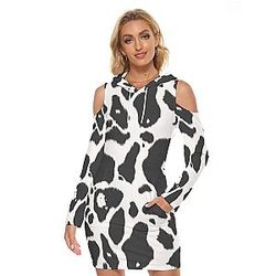 Uncategorized - Modern Cow Print Tight Dress Official Merch CL1211