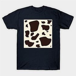 Cow Print T-Shirts - One of the Herd Cow Print T-Shirt TP0212