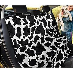 Uncategorized - Cow Print Pet Seat Cover Official Merch CL1211