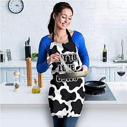 Uncategorized - Chic Cow Print Apron Official Merch CL1211