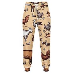 Cow Print Pants &amp; Joggers - Farm Animal Joggers Sweatpants Official Merch CL1211