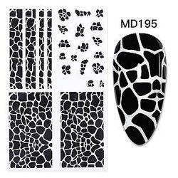 Uncategorized - Cow Print Nails - Skin Nail Foil Sticker MD195