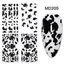 Uncategorized - Cow Print Nails - Skin Nail Foil Sticker MD205
