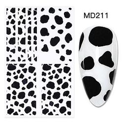 Uncategorized - Cow Print Nails - Skin Nail Foil Sticker MD211