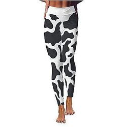 Cow Print Leggings - Body-Lifting Cow Print Yoga Leggings Official Merch CL1211