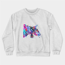 Cow Print Sweatshirts - Highland cow Sweatshirt TP0212