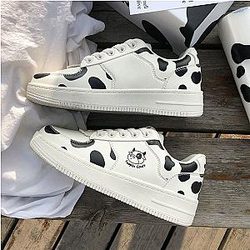 Cow Print Shoes - Cow Print Shoes - Patchwork Zapatillas Mujer Fashion Sneakers