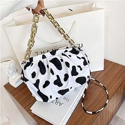 Cow Print Bags - Cow Print Bags - Crossbody Cloud Bags Animal Zebra Pattern