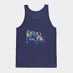 Cow Print Tank Tops - Highland cow Tank Top TP0212