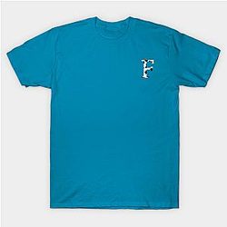 Cow Print T-Shirts - cow letter F T-Shirt TP0212