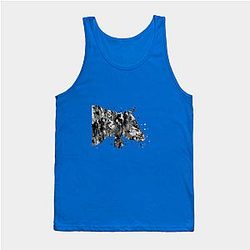 Cow Print Tank Tops - Highland cow Tank Top TP0212